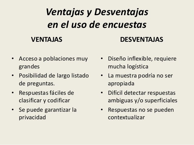 (C)proceso de la encuesta