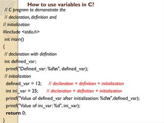 C Programming and Data structure C Programming and Data structures | PPTX
