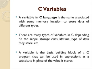 cs3362 c programming and data structures | PPTX