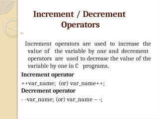 cs3362 c programming and data structures | PPTX