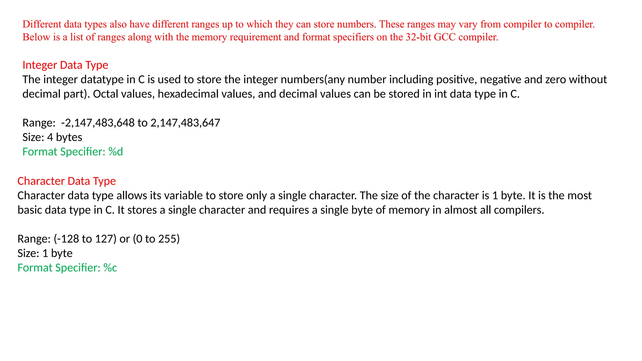 Basic C programming Language - Unit 1.pptx