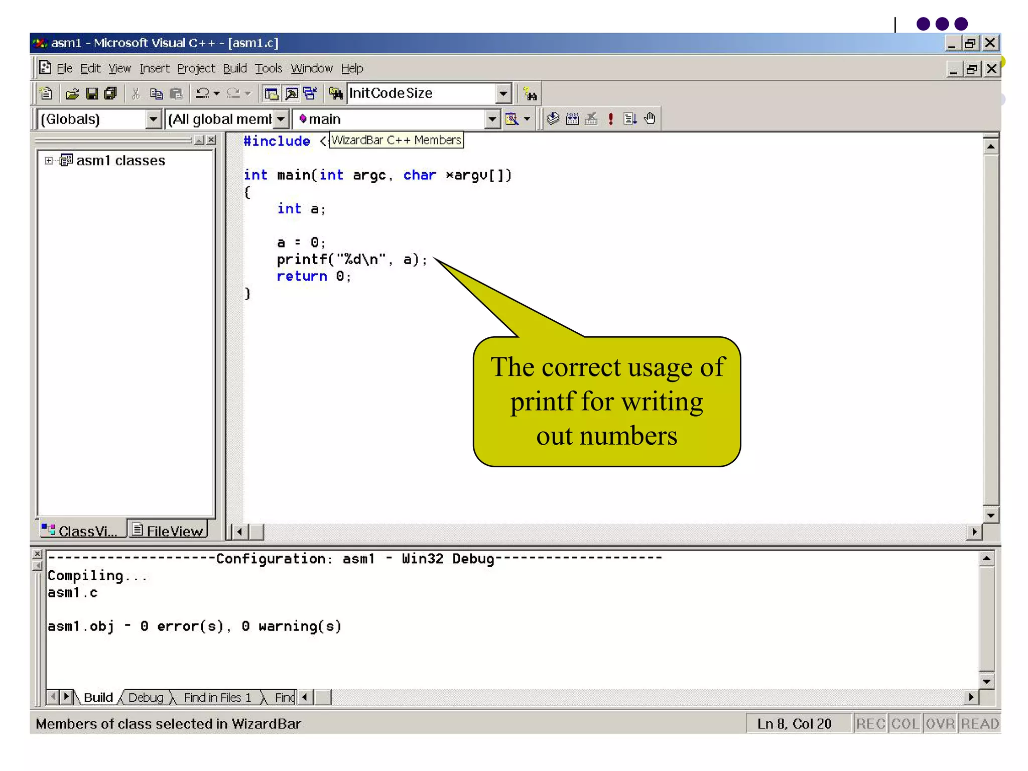 C dili ile programlama Turgay ERBAY 38
The correct usage of
printf for writing
out numbers
 