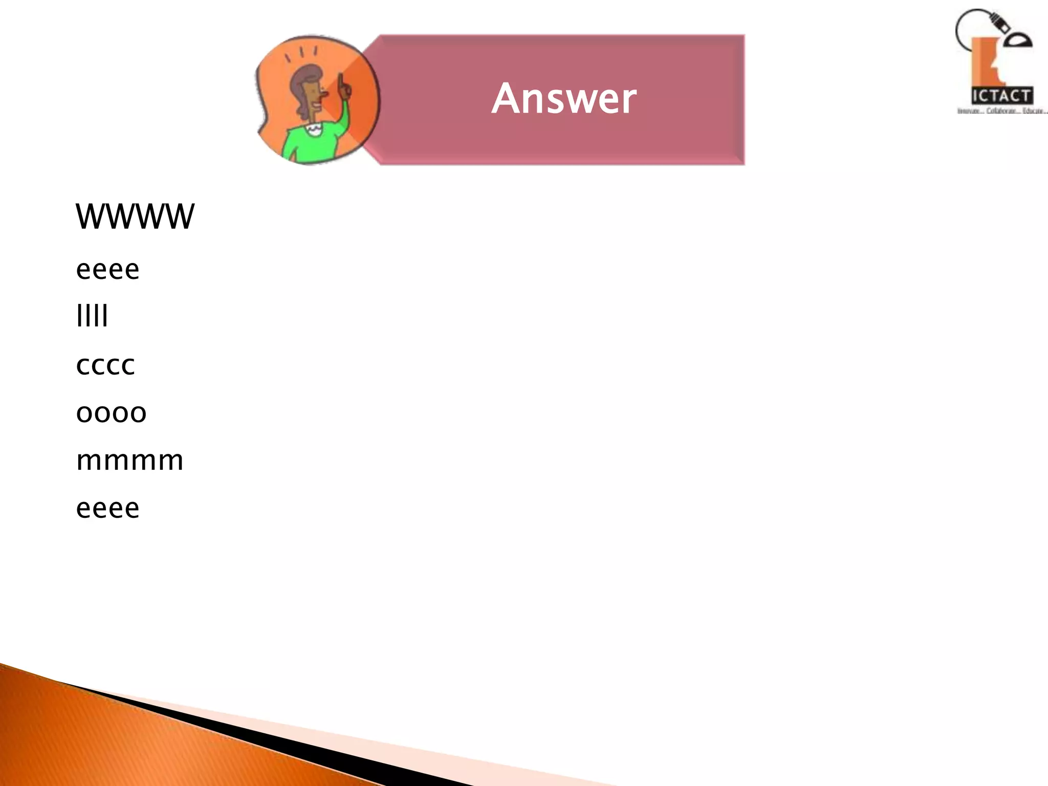 WWWWeeeellllccccoooommmmeeee