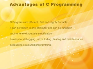 Why C is Called Structured Programming Language | PPT