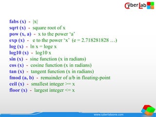 Complete C programming Language Course | PPT