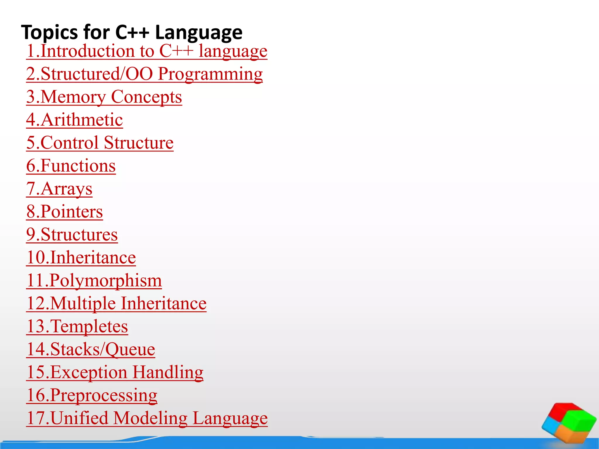Complete C++ programming Language Course | PPSX