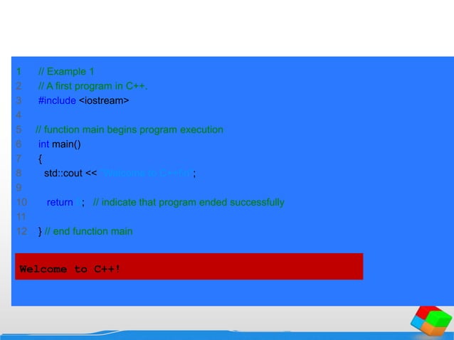 Complete C++ programming Language Course | PPT