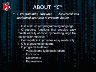 C programming Training in Ambala ! Batra Computer Centre | PPT