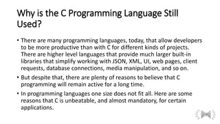 C programming | PPTX