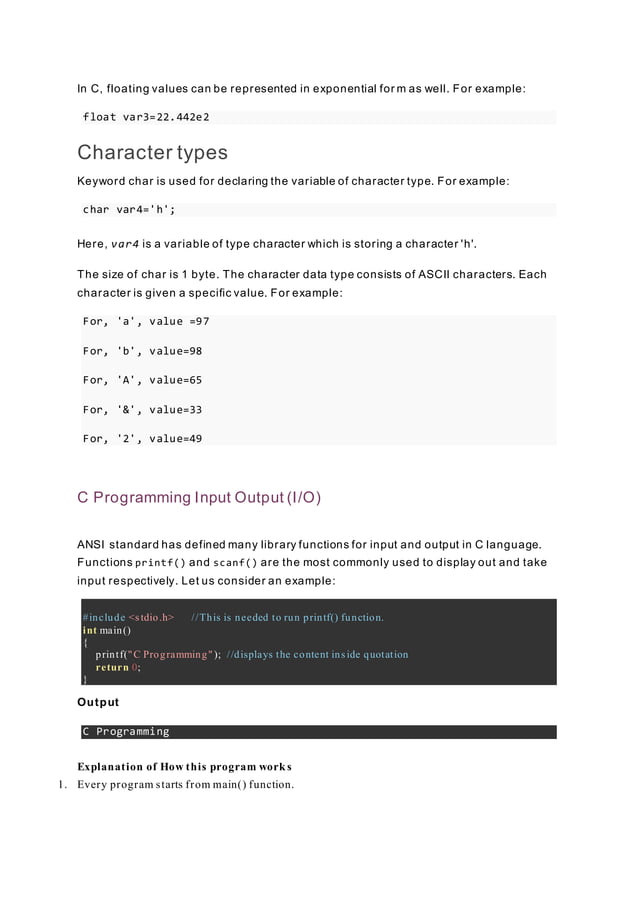 C Programming | PDF