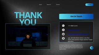 Home About Us Services Contact
THANK
YOU +91 9888122255
www.techcadd.com
info.techcaddjalandhar@gmail.com
opp. All India Radio Station, near Bus
Stand, New Jawahar Nagar, Jawahar Nagar,
Jalandhar,
Get In Touch
Lorem ipsum odor amet, consectetuer adipiscing elit.
Hac nibh vulputate penatibus ultricies pharetra lacinia.
Tempor risus ullamcorper curae augue sociosqu porta
augue nascetur.
 