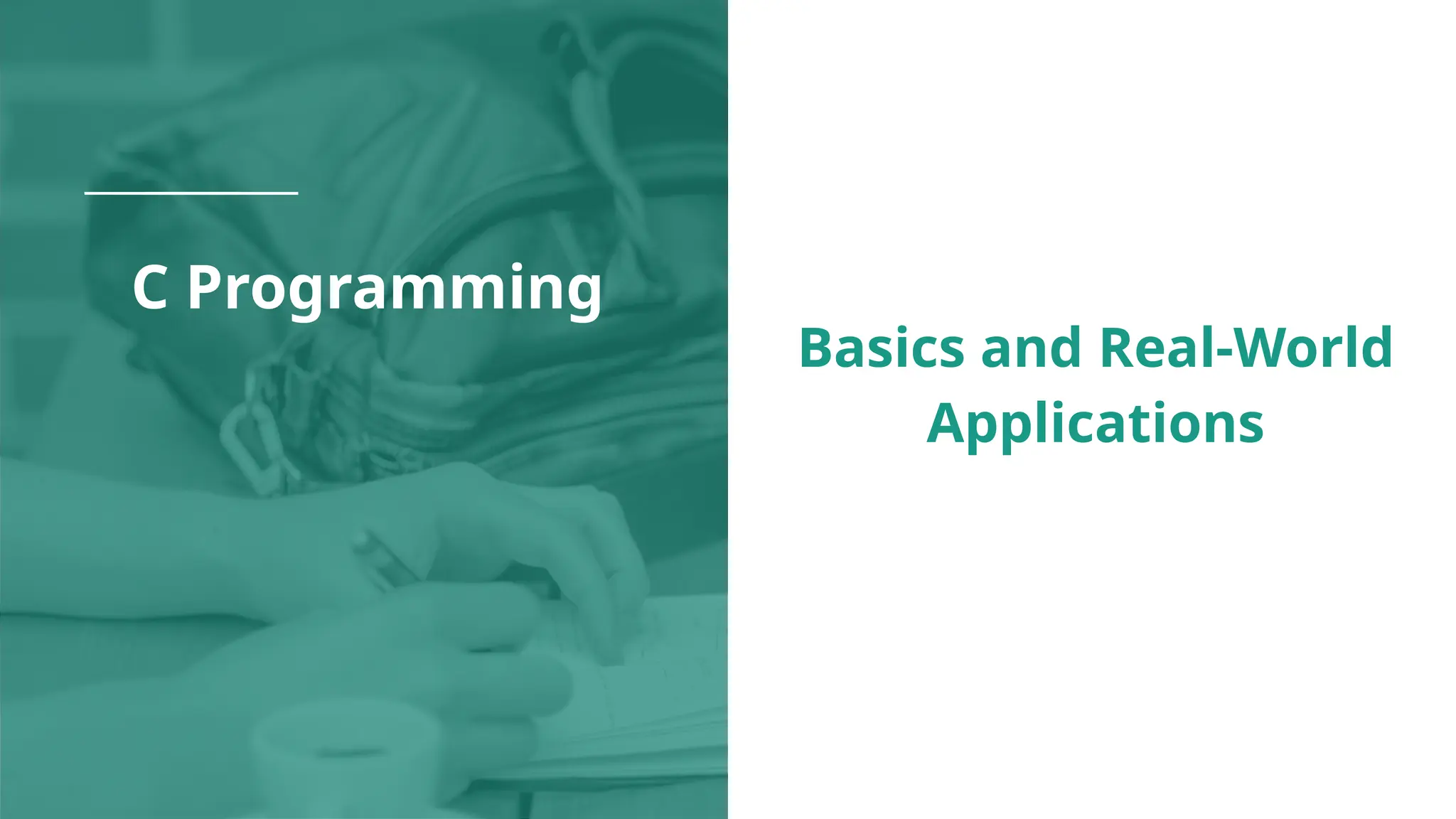C Programming Basics and Real-World Applications 