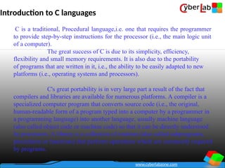 c language programming all notes complitede | PPTX