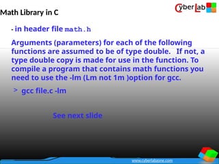 c language programming all notes complitede | PPTX