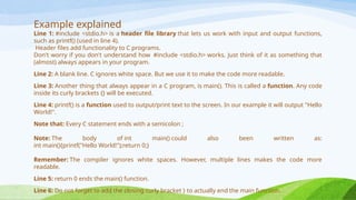 Comprehensive Introduction to C Programming Language Fundamentals and ...