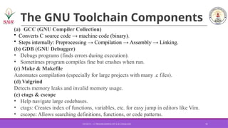 Gcc Component C Programming Fundamentals............... | PPTX