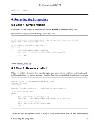 C++programming howto | PDF