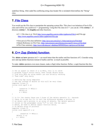 C++programming howto | PDF