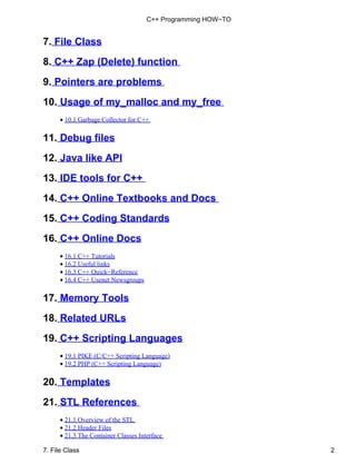 C++programming howto | PDF