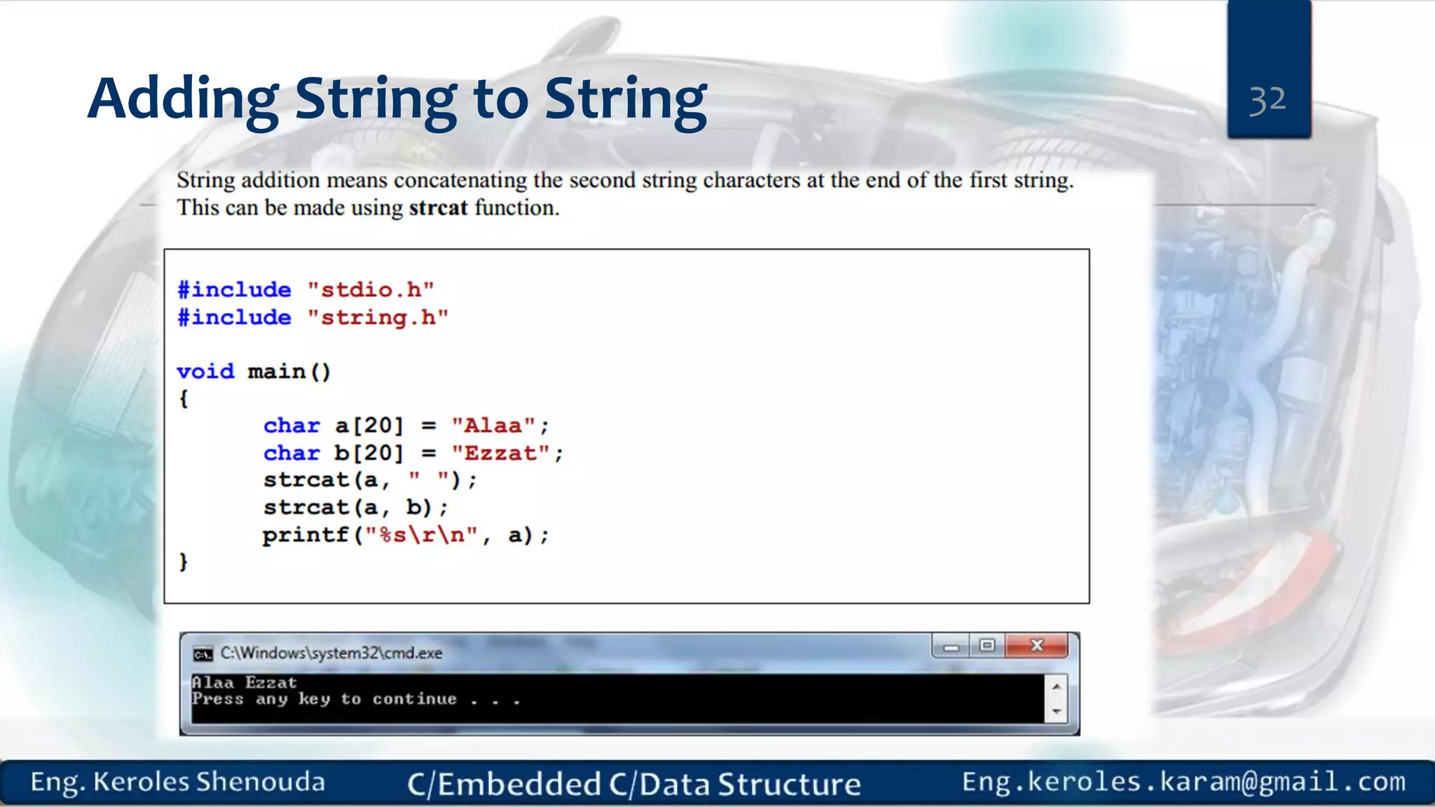 Adding String to String 32
 