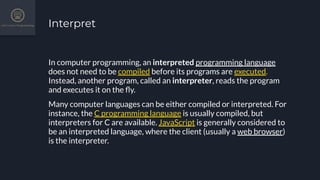 Basic Programming Interpreter C Programming - Programming Basic. Engpdf | PDF