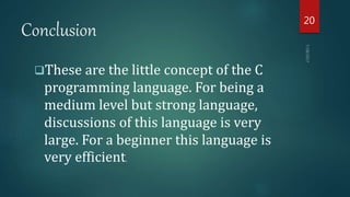 C programming | PPT