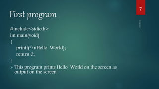 C programming | PPTX