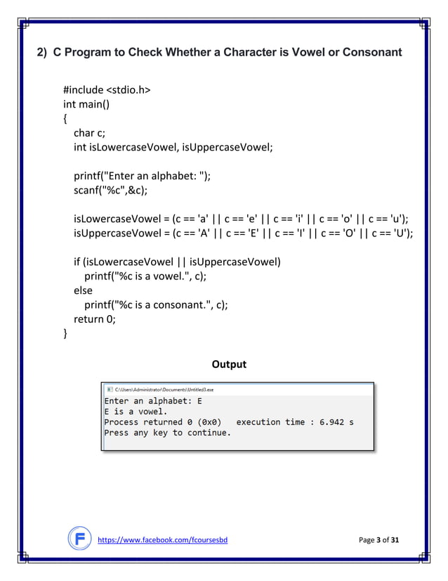 C programming 28 program | PDF | Programming Languages | Computing