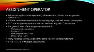 C programming Tutorial Session 3 | PPT