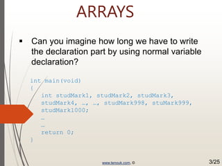 cprogrammingarrayaggregatetype.ppt