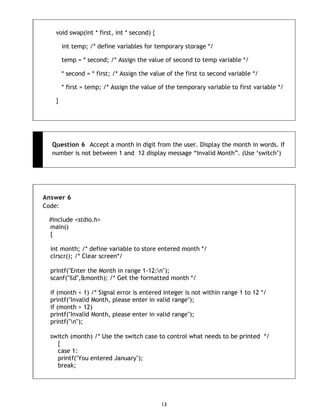C Programming Assignment | PDF