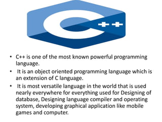 C++ programming Assignment Help | PPT