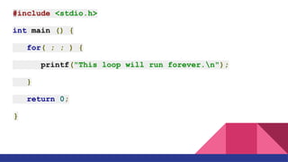 C Programming Basics programming list and examples | PPTX