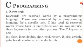 C programming C Programming basics (1).pptx