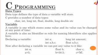 C programming C Programming basics (1).pptx