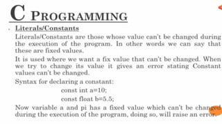 C programming C Programming basics (1).pptx