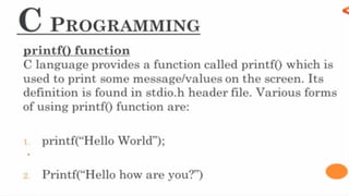 C programming C Programming basics (1).pptx