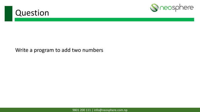 C programming Workshop | PDF | Computer Software and Applications ...