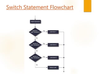 Switch Statement Flowchart
 