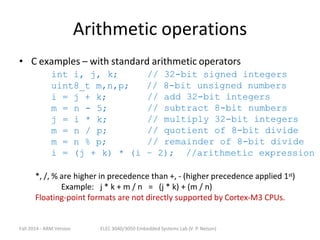 Embedded Numbers Examples C programming for embedded system applications.pptx