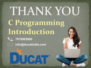 C programming introduction | PPT