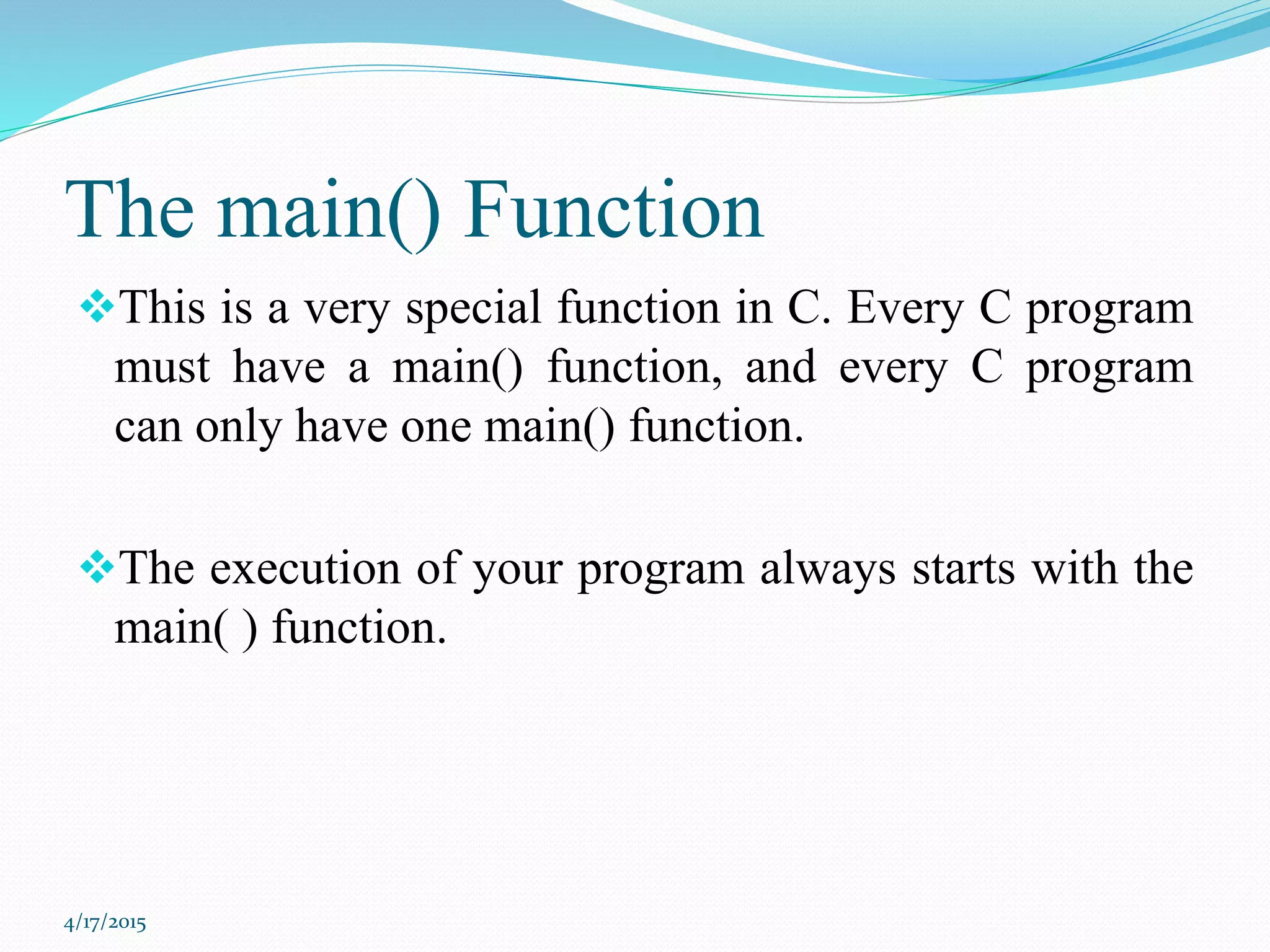 C programming language | PPT