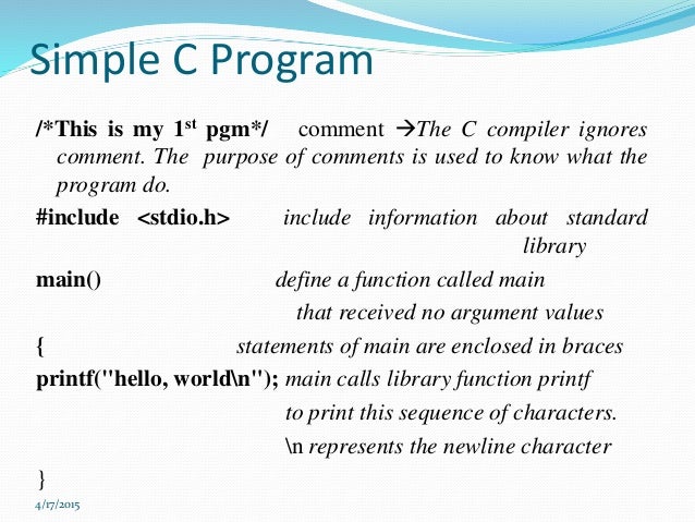 c programming language