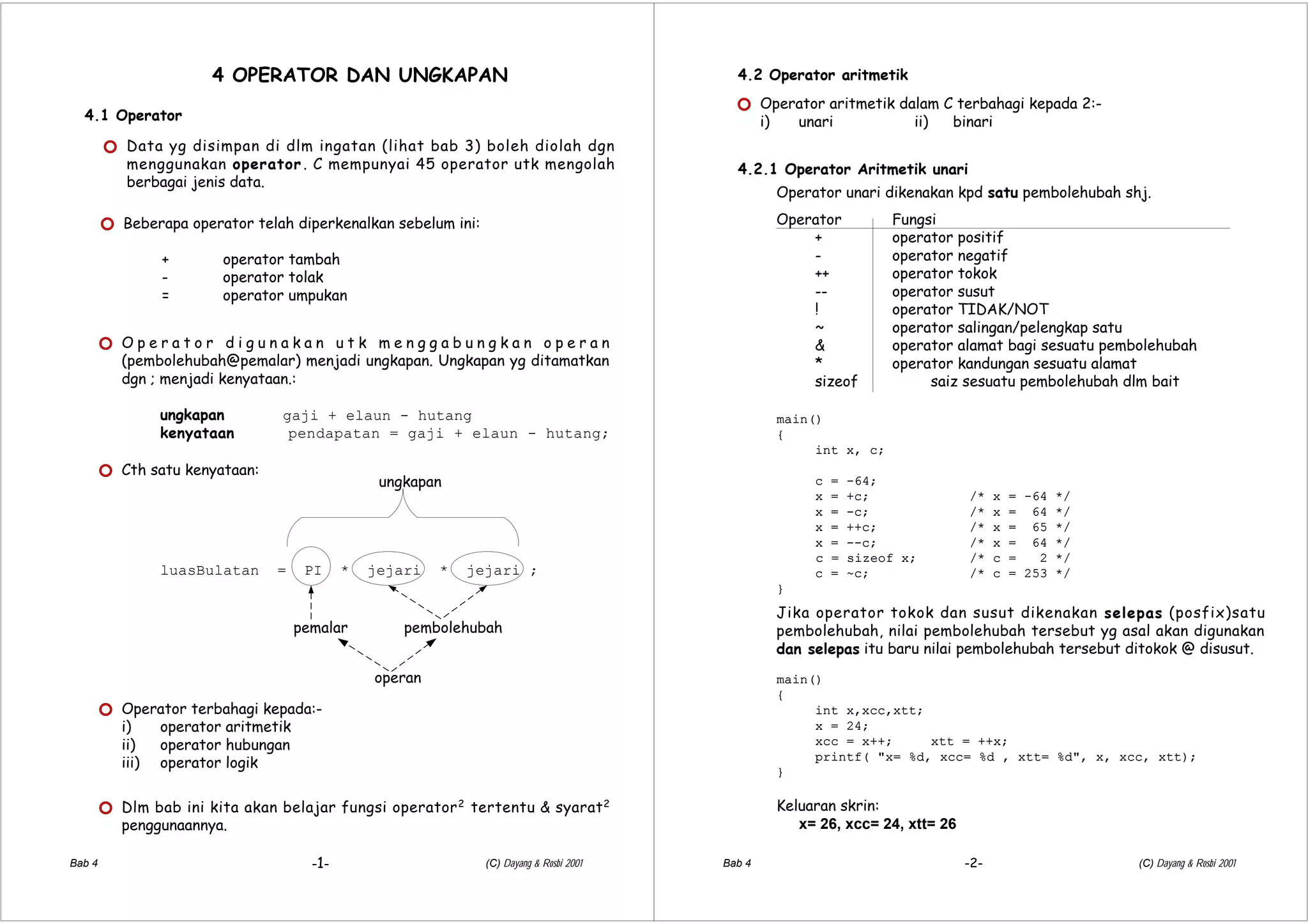 C programming language notes (4) | PPT