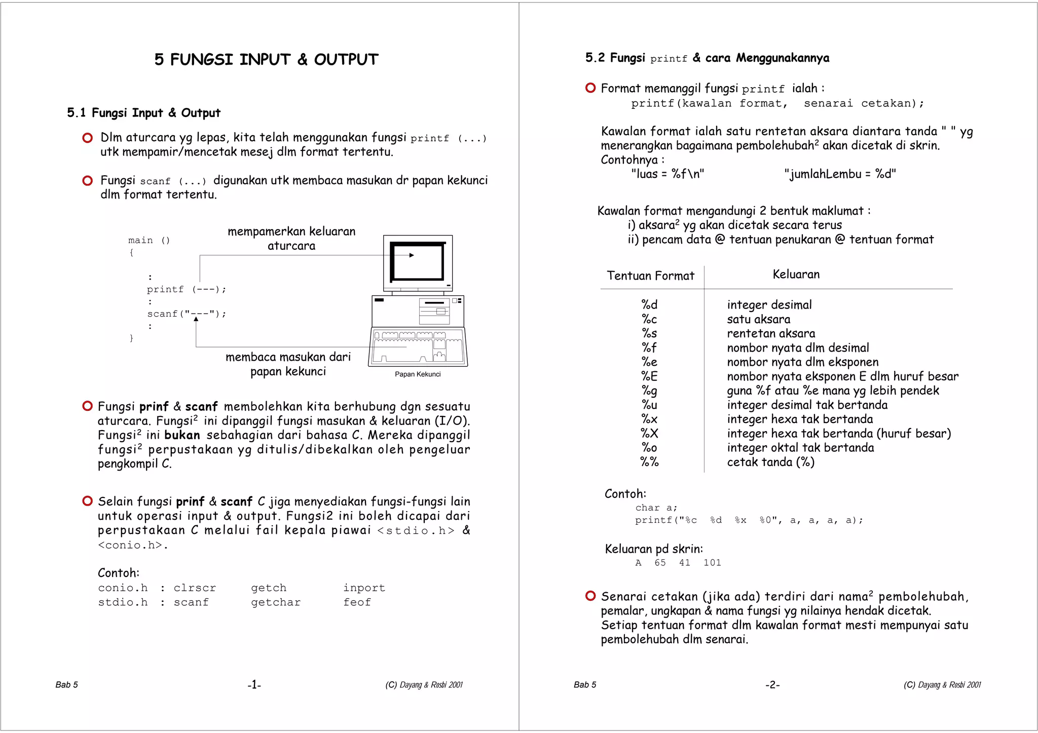 C programming language notes (5) | PPT