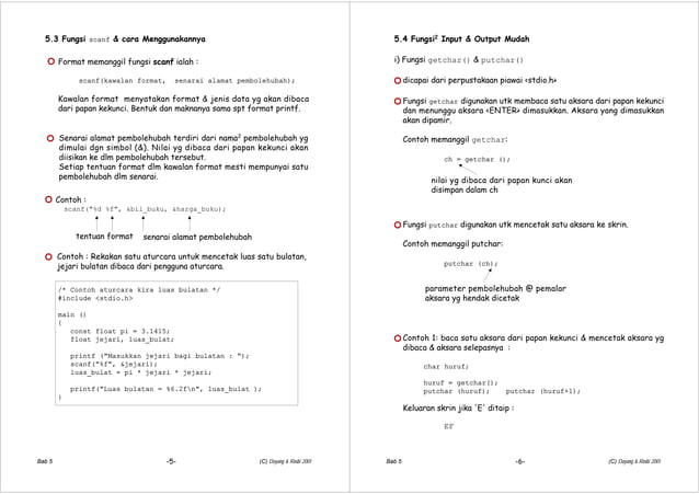 C programming language notes (5) | PPT