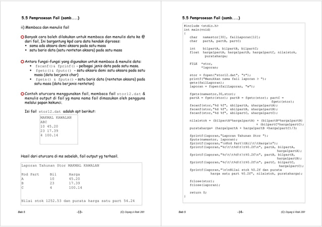 C programming language notes (5) | PPT
