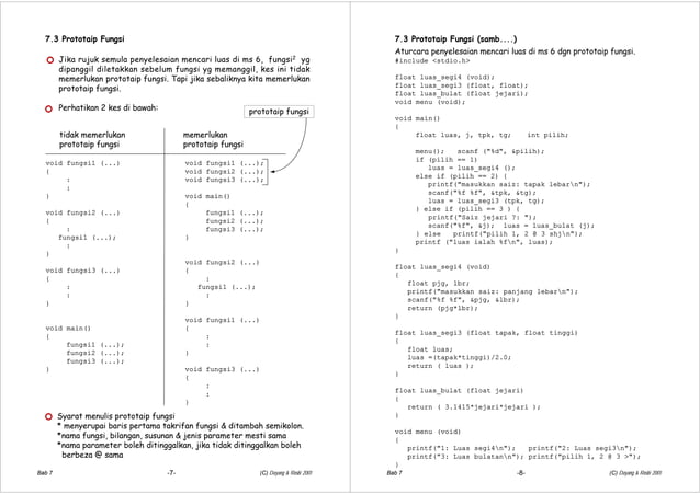 C programming language notes (7) | PPT