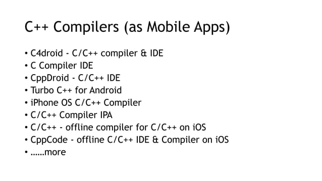 C++Programming Language Tips Tricks Understandings | PPT
