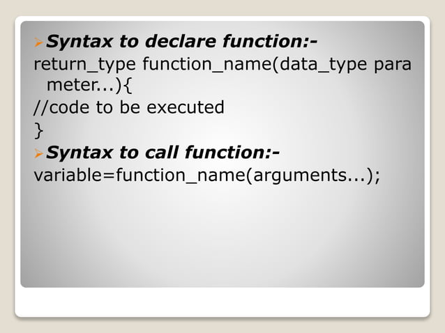 C Programming Language Tutorial for beginners - JavaTpoint | PPTX ...